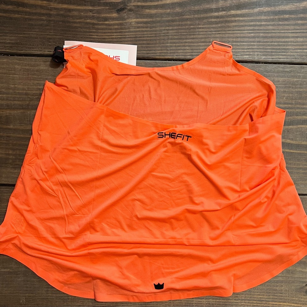 SHEFIT Neon Orange Clip Tank